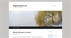 Desktop Screenshot of negativespace.net